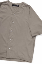 画像をギャラリービューアに読み込む, A.F ARTEFACT NO COLLAR SHIRT / TROPICAL WOOL (LIGHT BEIGE)