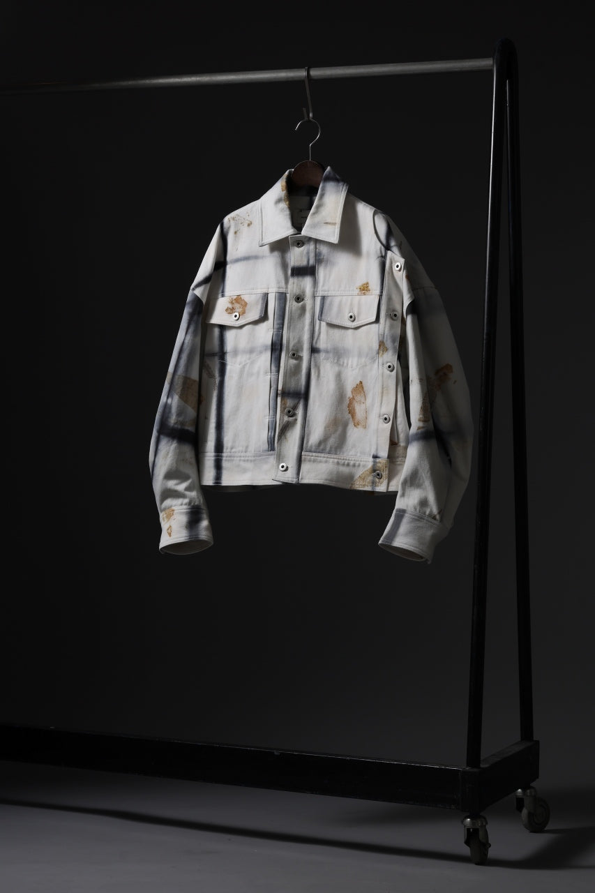 Load image into Gallery viewer, Feng Chen Wang NATURAL PLANT DYE JACKET (BLACK/WHITE)