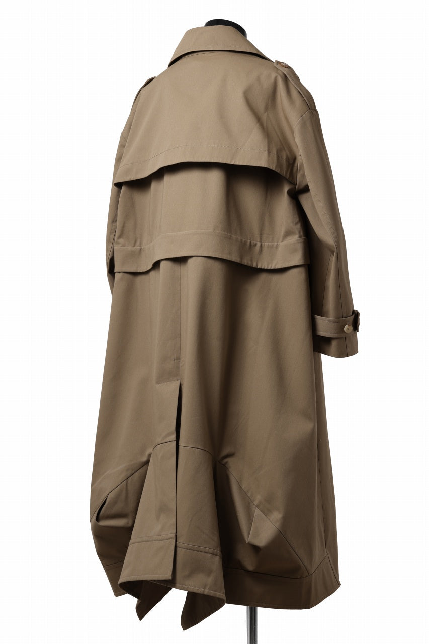 画像をギャラリービューアに読み込む, Feng Chen Wang DETACHABLE TRENCH COAT (KHAKI)