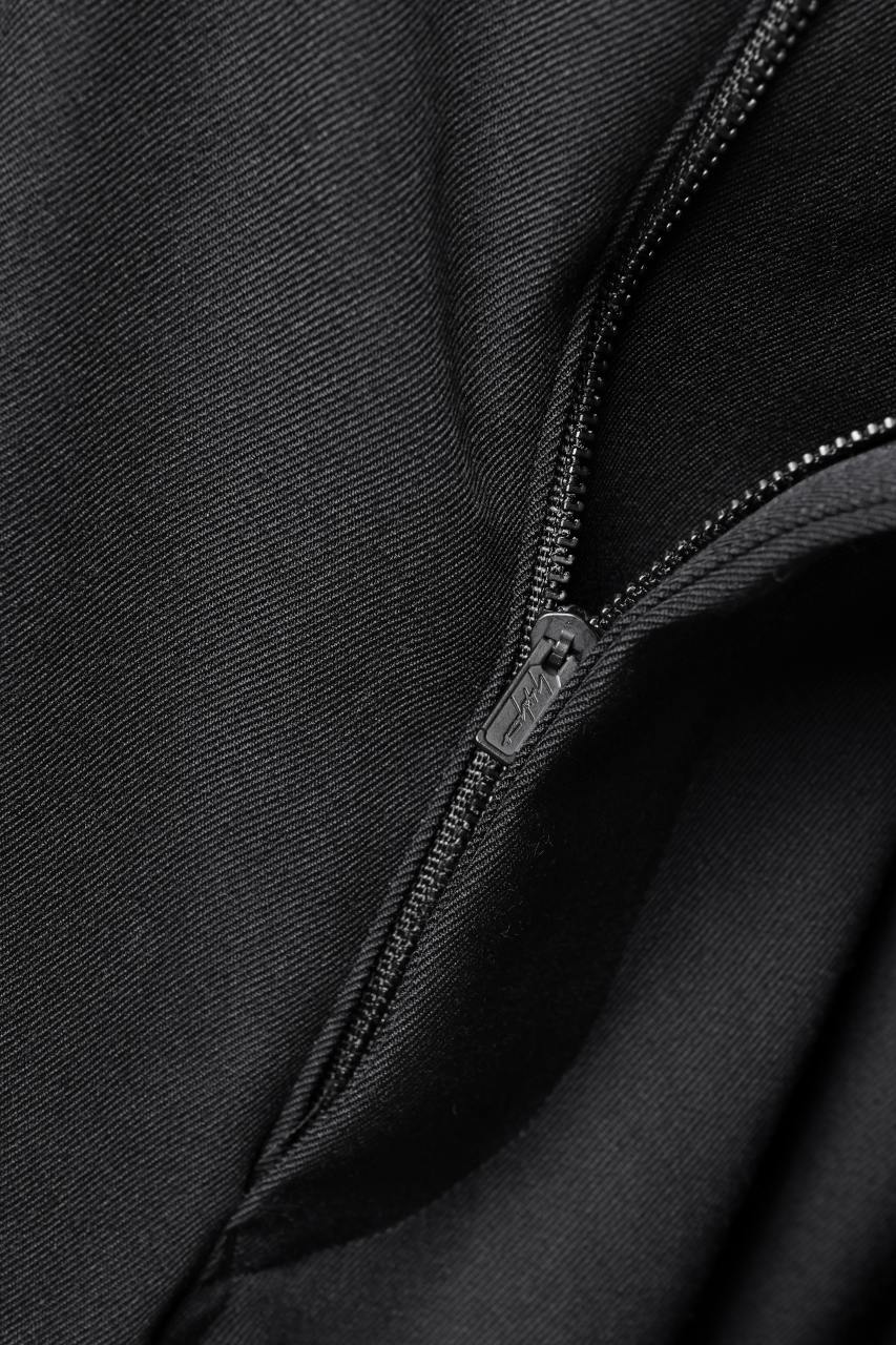 画像をギャラリービューアに読み込む, Y's for men 3TUCKS WIDE TAPERED PANTS / CLASSIC WOOL GABADINE (BLACK)