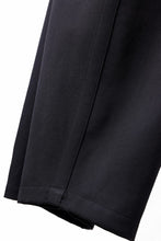 画像をギャラリービューアに読み込む, Y's for men 3TUCKS WIDE TAPERED PANTS / CLASSIC WOOL GABADINE (BLACK)