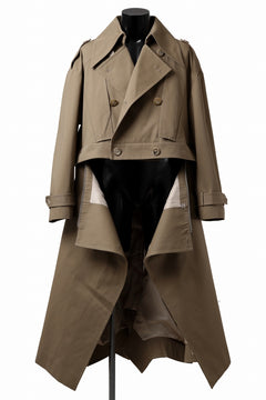 画像をギャラリービューアに読み込む, Feng Chen Wang DETACHABLE TRENCH COAT (KHAKI)