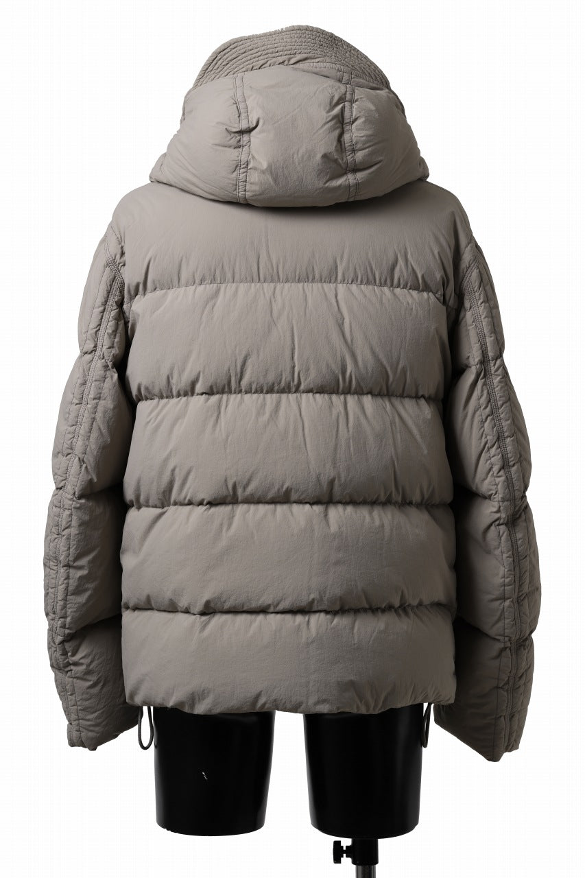 画像をギャラリービューアに読み込む, Ten c SURVIVAL DOWN JACKET / GARMENT DYED (ASH GRAY)