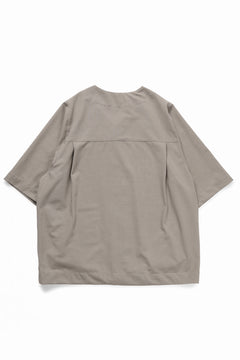 画像をギャラリービューアに読み込む, A.F ARTEFACT NO COLLAR SHIRT / TROPICAL WOOL (LIGHT BEIGE)