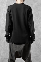 Load image into Gallery viewer, m.a+ written one piece long sleeve t-shirt / T211D/W/JM11 (BLACK)