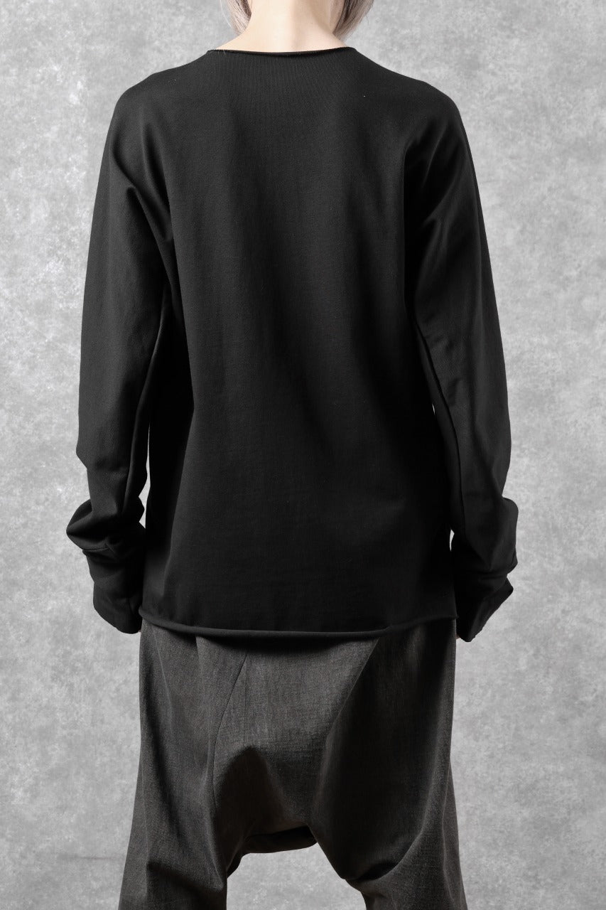 Load image into Gallery viewer, m.a+ written one piece long sleeve t-shirt / T211D/W/JM11 (BLACK)