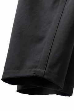 画像をギャラリービューアに読み込む, Y's for men 3TUCKS WIDE TAPERED PANTS / CLASSIC WOOL GABADINE (BLACK)