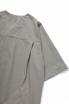 画像をギャラリービューアに読み込む, A.F ARTEFACT NO COLLAR SHIRT / TROPICAL WOOL (LIGHT BEIGE)