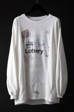 画像をギャラリービューアに読み込む, CHANGES exclusive VINTAGE REMAKE L/S TOPS (MULTI WHITE #A)