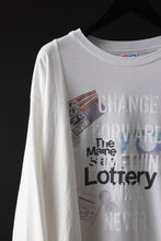 画像をギャラリービューアに読み込む, CHANGES exclusive VINTAGE REMAKE L/S TOPS (MULTI WHITE #A)
