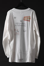 画像をギャラリービューアに読み込む, CHANGES exclusive VINTAGE REMAKE L/S TOPS (MULTI WHITE #A)