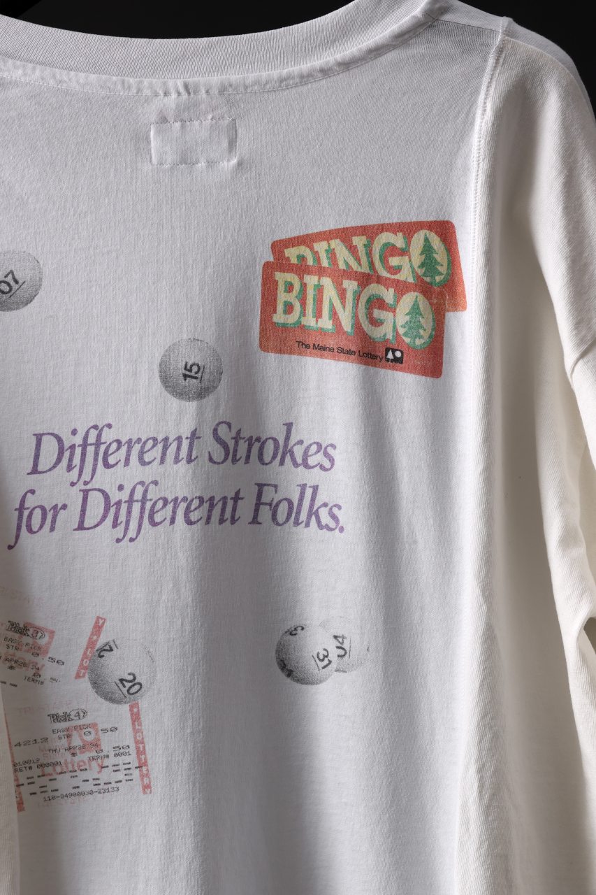 画像をギャラリービューアに読み込む, CHANGES exclusive VINTAGE REMAKE L/S TOPS (MULTI WHITE #A)