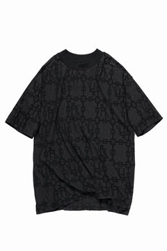 画像をギャラリービューアに読み込む, A.F ARTEFACT JACGURD JUMBO TEE (BLACK x DARK GREY)