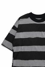 画像をギャラリービューアに読み込む, A.F ARTEFACT BOUND BORDER JUMBO TEE (BLACK x LIGHT GREY)