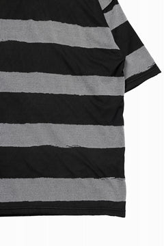 画像をギャラリービューアに読み込む, A.F ARTEFACT BOUND BORDER JUMBO TEE (BLACK x LIGHT GREY)