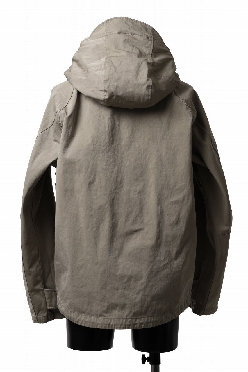 画像をギャラリービューアに読み込む, Ten c TEMPEST ANORAK JACKET / GARMENT DYED (ASH GRAY)