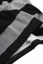 画像をギャラリービューアに読み込む, A.F ARTEFACT BOUND BORDER JUMBO TEE (BLACK x LIGHT GREY)