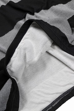 画像をギャラリービューアに読み込む, A.F ARTEFACT BOUND BORDER JUMBO TEE (BLACK x LIGHT GREY)