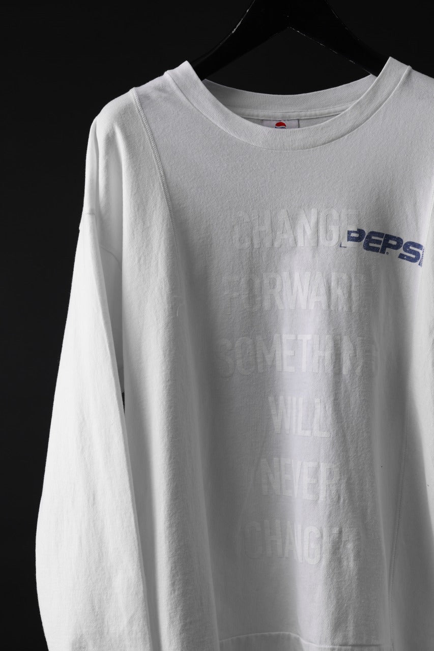 画像をギャラリービューアに読み込む, CHANGES exclusive VINTAGE REMAKE L/S TOPS (MULTI WHITE #C)