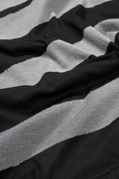 画像をギャラリービューアに読み込む, A.F ARTEFACT BOUND BORDER JUMBO TEE (BLACK x LIGHT GREY)
