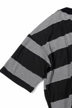 画像をギャラリービューアに読み込む, A.F ARTEFACT BOUND BORDER JUMBO TEE (BLACK x LIGHT GREY)