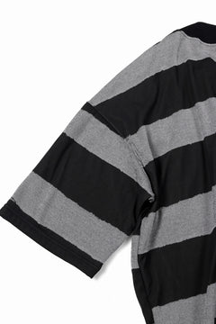 画像をギャラリービューアに読み込む, A.F ARTEFACT BOUND BORDER JUMBO TEE (BLACK x LIGHT GREY)