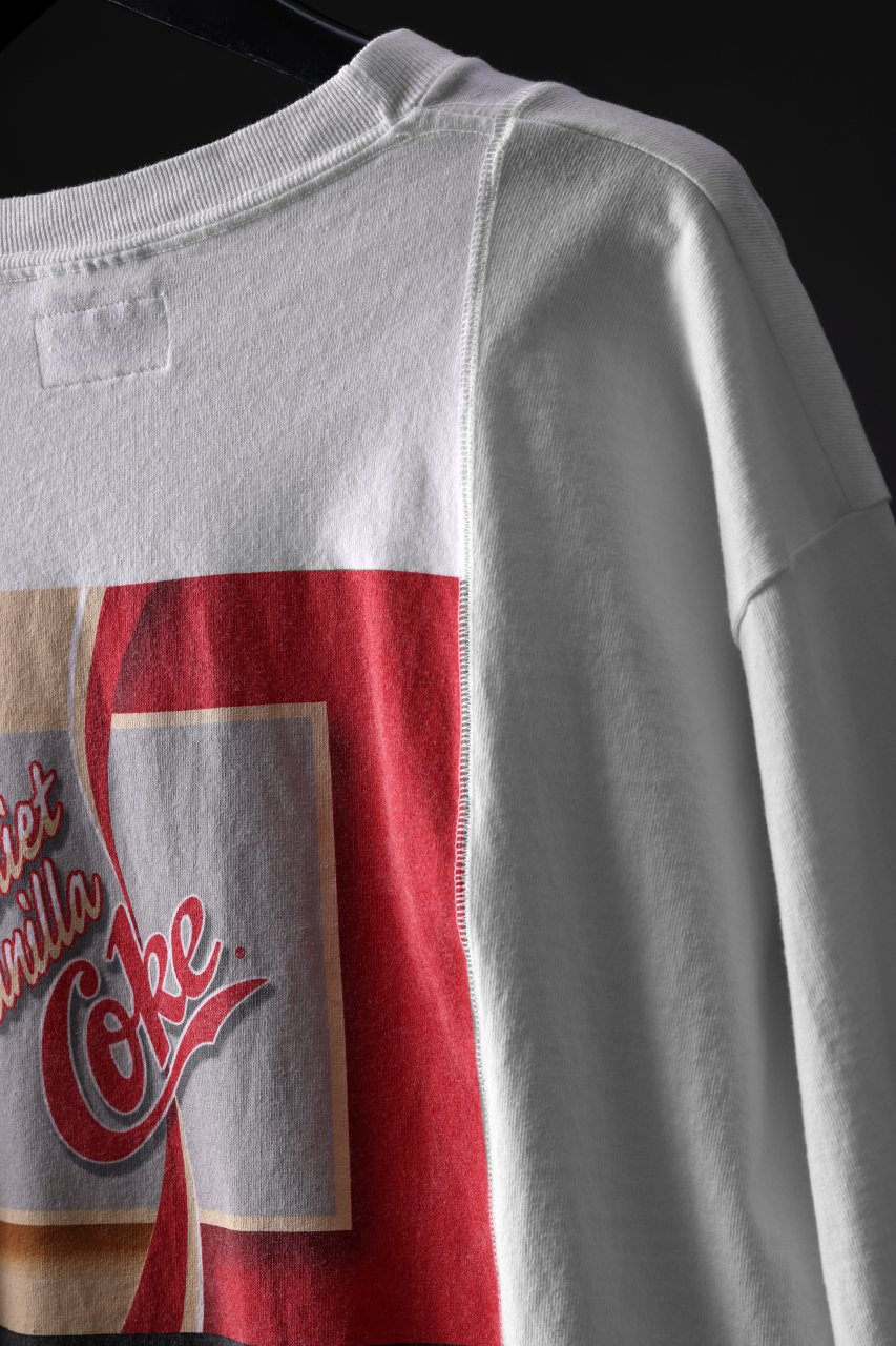 画像をギャラリービューアに読み込む, CHANGES exclusive VINTAGE REMAKE L/S TOPS (MULTI WHITE #D)