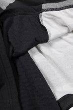 画像をギャラリービューアに読み込む, A.F ARTEFACT BOUND BORDER COMBI TEE (BLACK x LIGHT GREY)