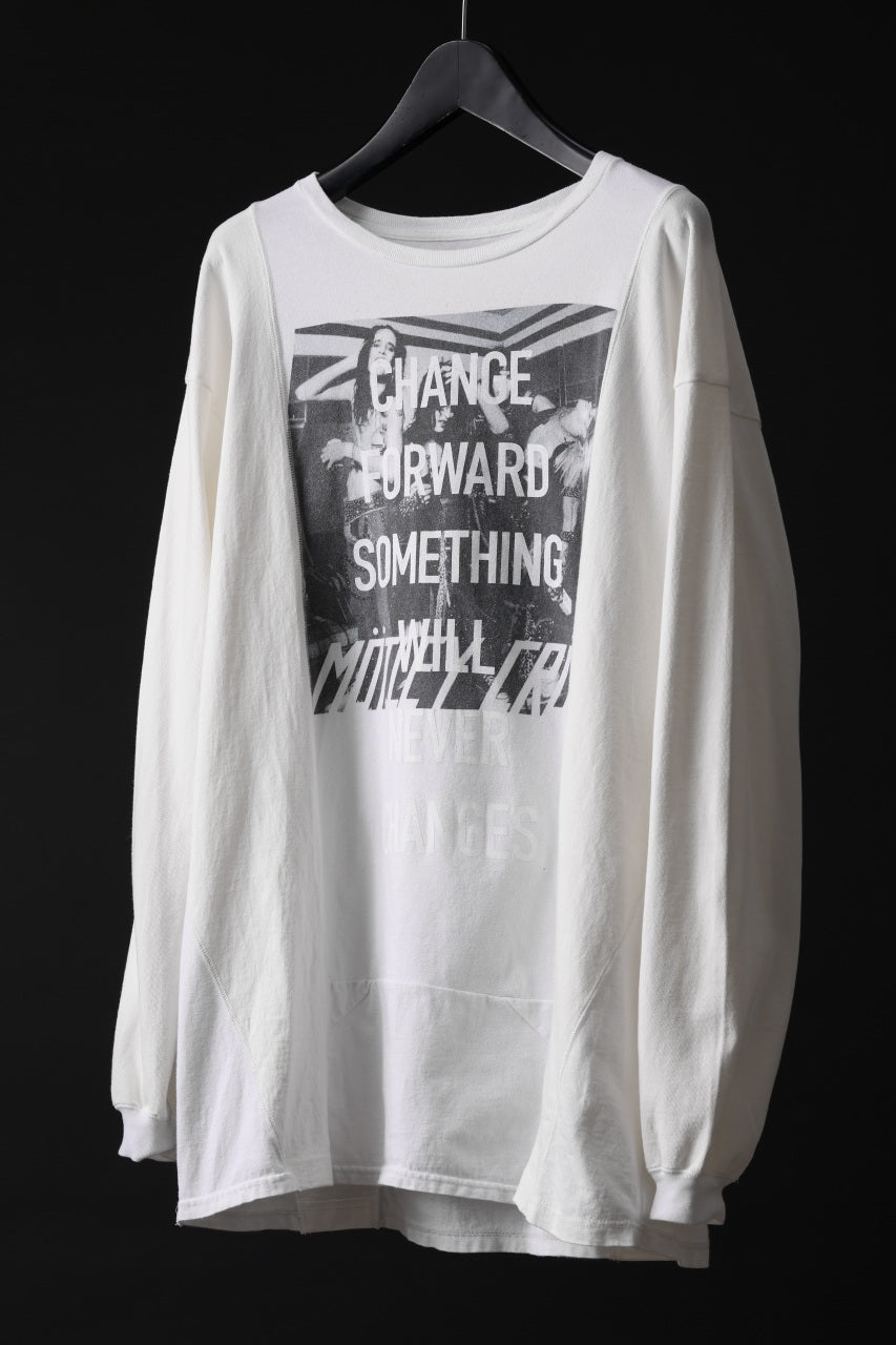 画像をギャラリービューアに読み込む, CHANGES exclusive VINTAGE REMAKE L/S TOPS (MULTI WHITE #E)