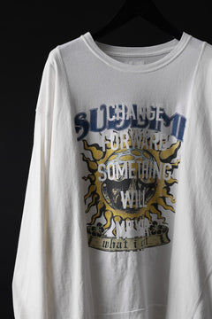 画像をギャラリービューアに読み込む, CHANGES exclusive VINTAGE REMAKE L/S TOPS (MULTI WHITE #G)
