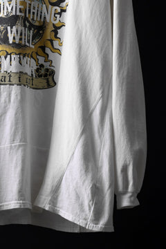 画像をギャラリービューアに読み込む, CHANGES exclusive VINTAGE REMAKE L/S TOPS (MULTI WHITE #G)