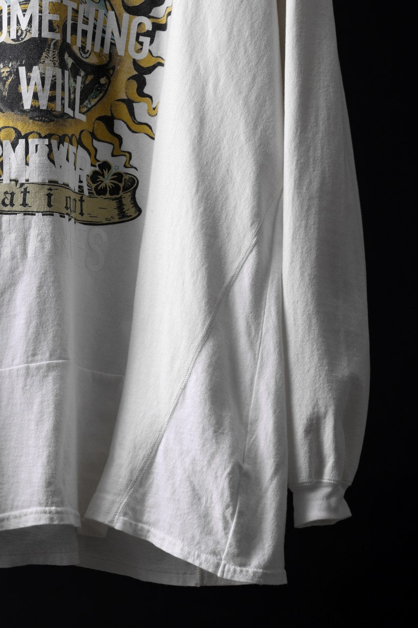 画像をギャラリービューアに読み込む, CHANGES exclusive VINTAGE REMAKE L/S TOPS (MULTI WHITE #G)