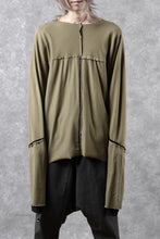 Load image into Gallery viewer, m.a+ double one piece long sleeve knit & t-shirt / T211DM/VLOH/JCL1 (BLACK/WOOD BROWN)