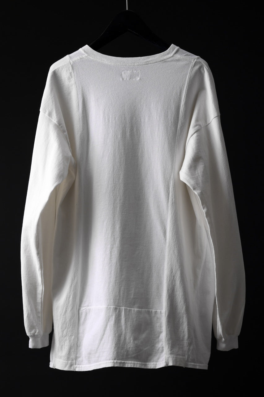 画像をギャラリービューアに読み込む, CHANGES exclusive VINTAGE REMAKE L/S TOPS (MULTI WHITE #G)