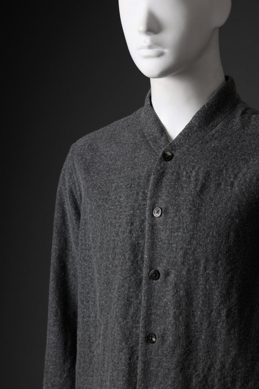 画像をギャラリービューアに読み込む, forme d'expression Delave Outer Shirt (Smoke)