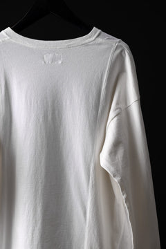 画像をギャラリービューアに読み込む, CHANGES exclusive VINTAGE REMAKE L/S TOPS (MULTI WHITE #G)
