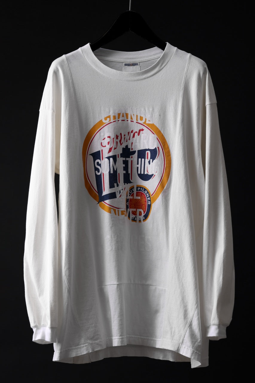 画像をギャラリービューアに読み込む, CHANGES exclusive VINTAGE REMAKE L/S TOPS (MULTI WHITE #F)