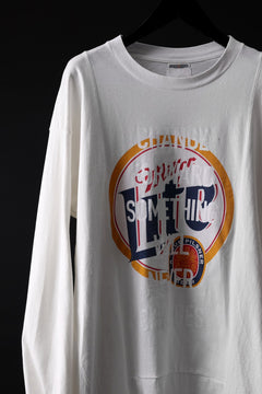 画像をギャラリービューアに読み込む, CHANGES exclusive VINTAGE REMAKE L/S TOPS (MULTI WHITE #F)