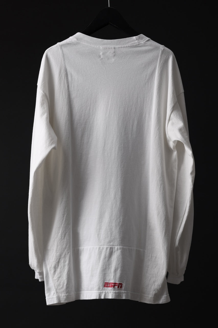 画像をギャラリービューアに読み込む, CHANGES exclusive VINTAGE REMAKE L/S TOPS (MULTI WHITE #F)