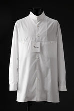 画像をギャラリービューアに読み込む, Y's for men CROSSED CHEST POCKET SHIRT / COTTON BROAD (WHITE)