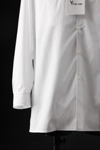 画像をギャラリービューアに読み込む, Y's for men CROSSED CHEST POCKET SHIRT / COTTON BROAD (WHITE)