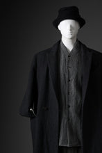画像をギャラリービューアに読み込む, forme d'expression Double Breasted Long Coat (Dark)