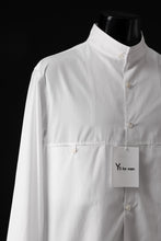 画像をギャラリービューアに読み込む, Y's for men CROSSED CHEST POCKET SHIRT / COTTON BROAD (WHITE)