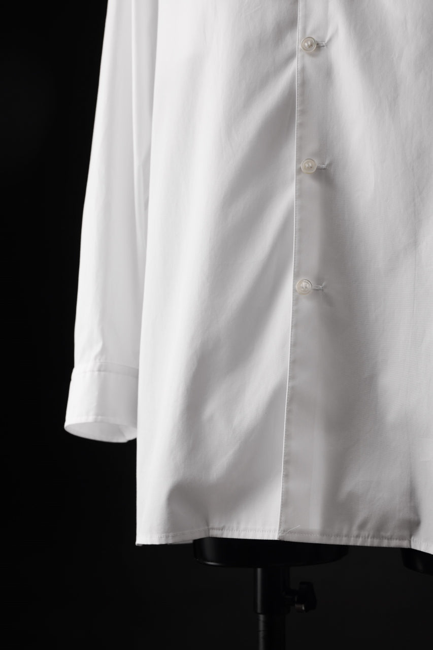 画像をギャラリービューアに読み込む, Y's for men CROSSED CHEST POCKET SHIRT / COTTON BROAD (WHITE)