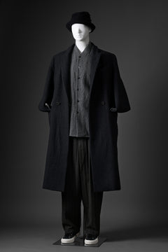 画像をギャラリービューアに読み込む, forme d'expression Double Breasted Long Coat (Dark)