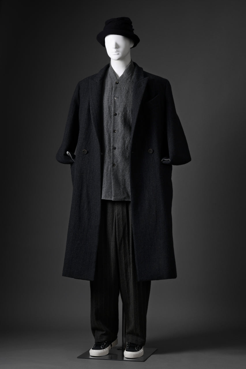 画像をギャラリービューアに読み込む, forme d'expression Double Breasted Long Coat (Dark)