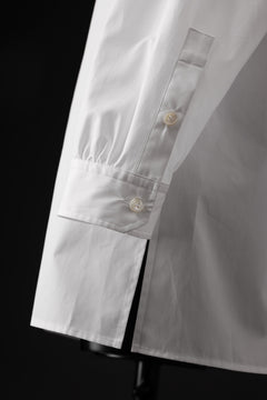 画像をギャラリービューアに読み込む, Y's for men CROSSED CHEST POCKET SHIRT / COTTON BROAD (WHITE)