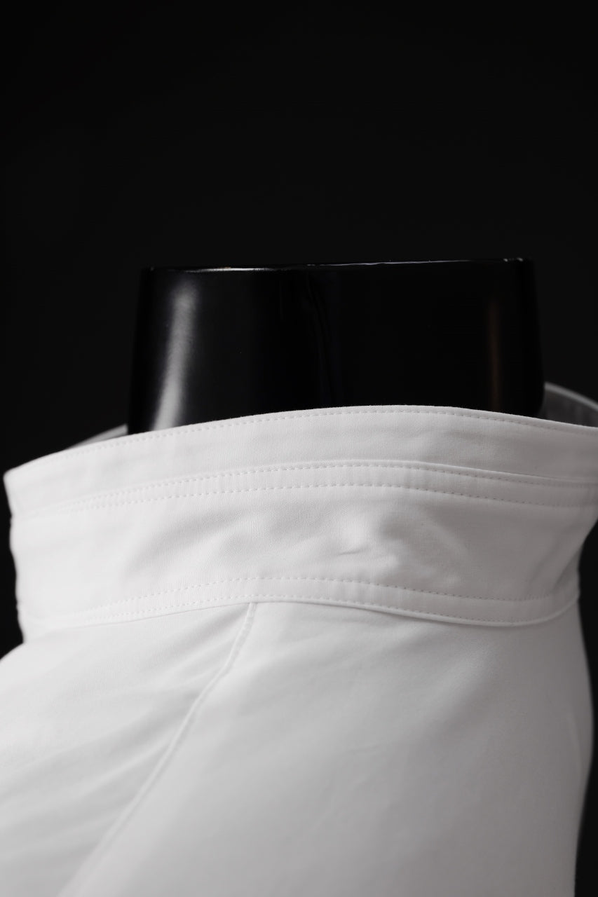 画像をギャラリービューアに読み込む, Y's for men CROSSED CHEST POCKET SHIRT / COTTON BROAD (WHITE)