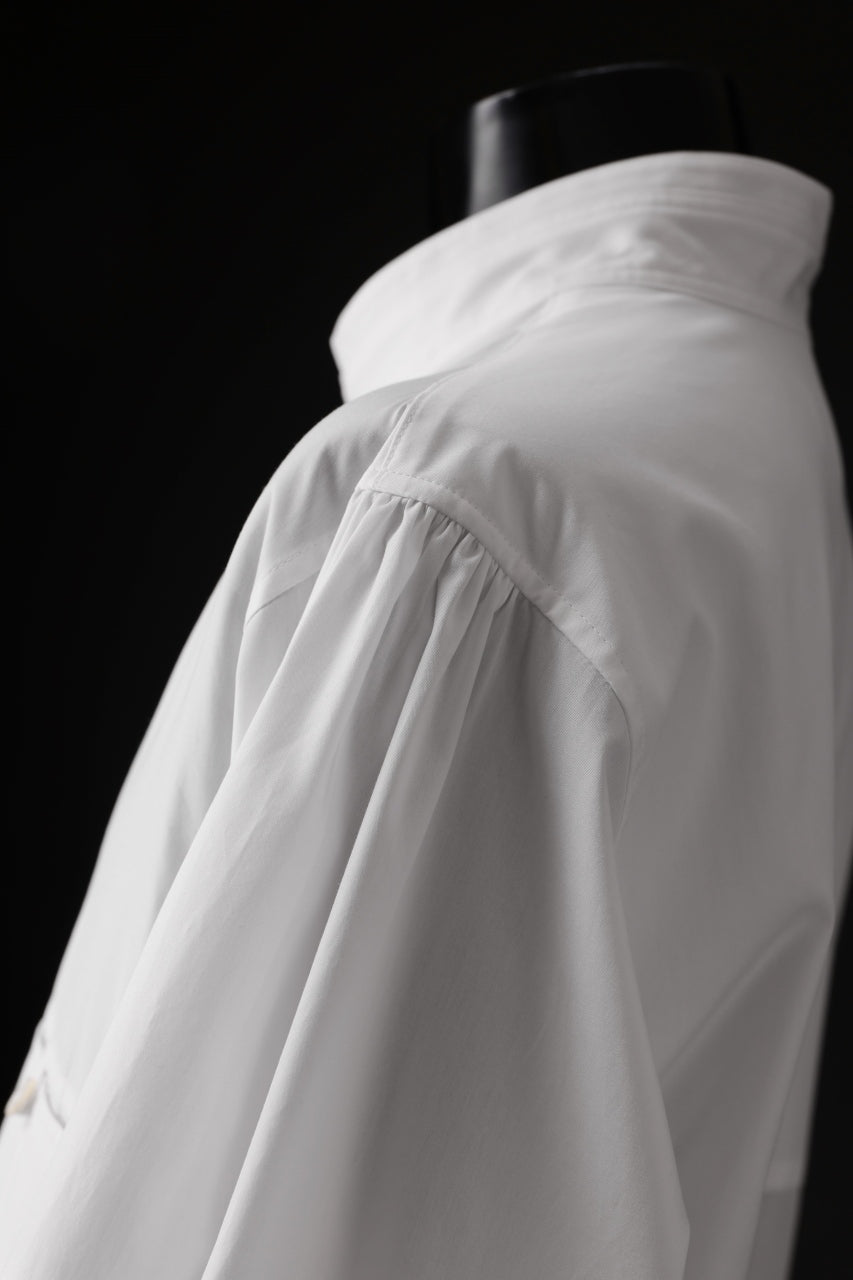 画像をギャラリービューアに読み込む, Y's for men CROSSED CHEST POCKET SHIRT / COTTON BROAD (WHITE)