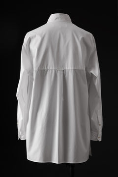 画像をギャラリービューアに読み込む, Y's for men CROSSED CHEST POCKET SHIRT / COTTON BROAD (WHITE)